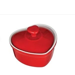 mini Heart Ramekin with Lid